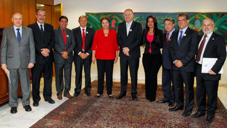 Paulo Ziulkoski, Presidente da Confederação Nacional dos Municípios e representantes da CNM - 02