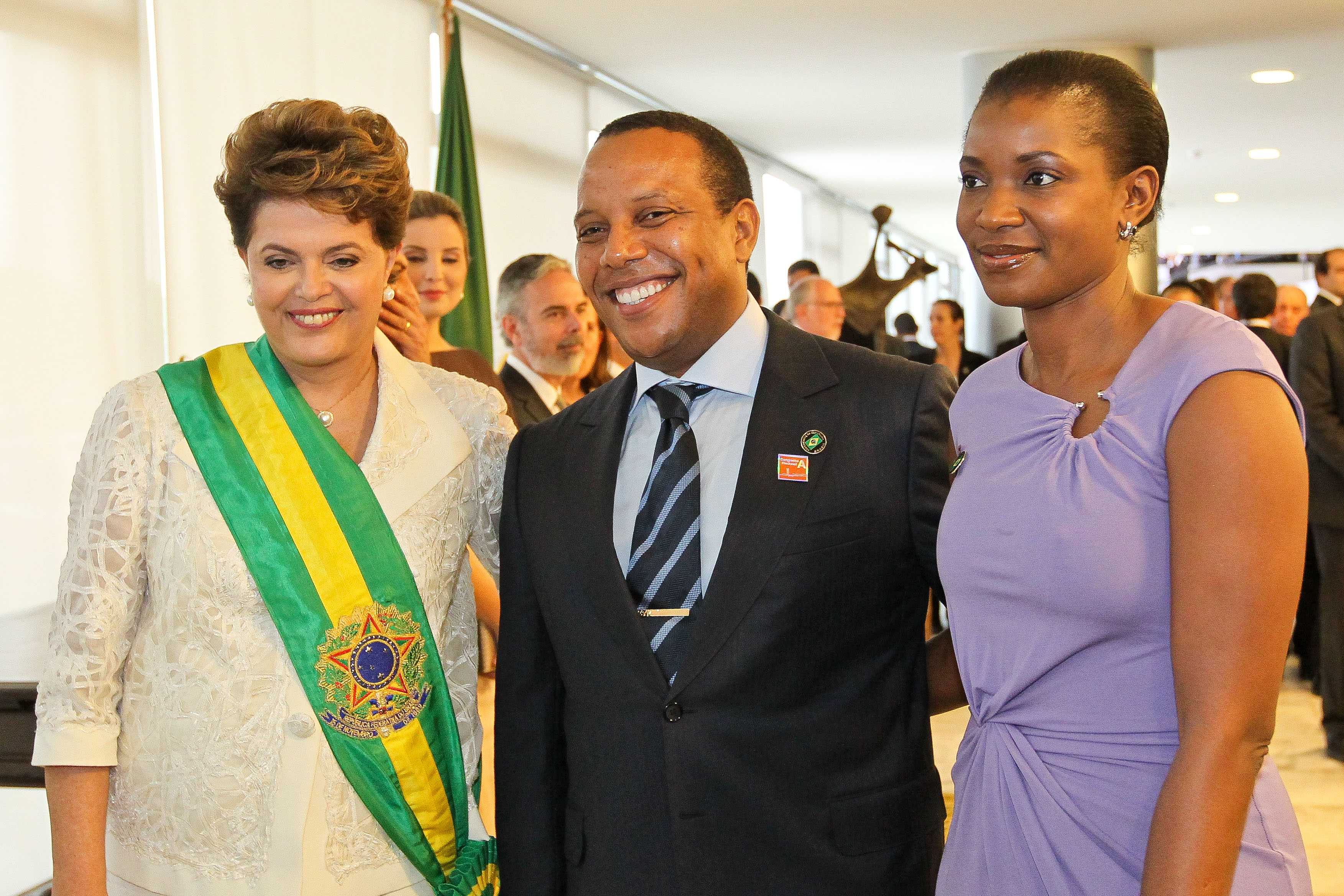 Presidenta Dilma recebe os cumprimentos de chefes de Estado e de Governo estrangeiros 4