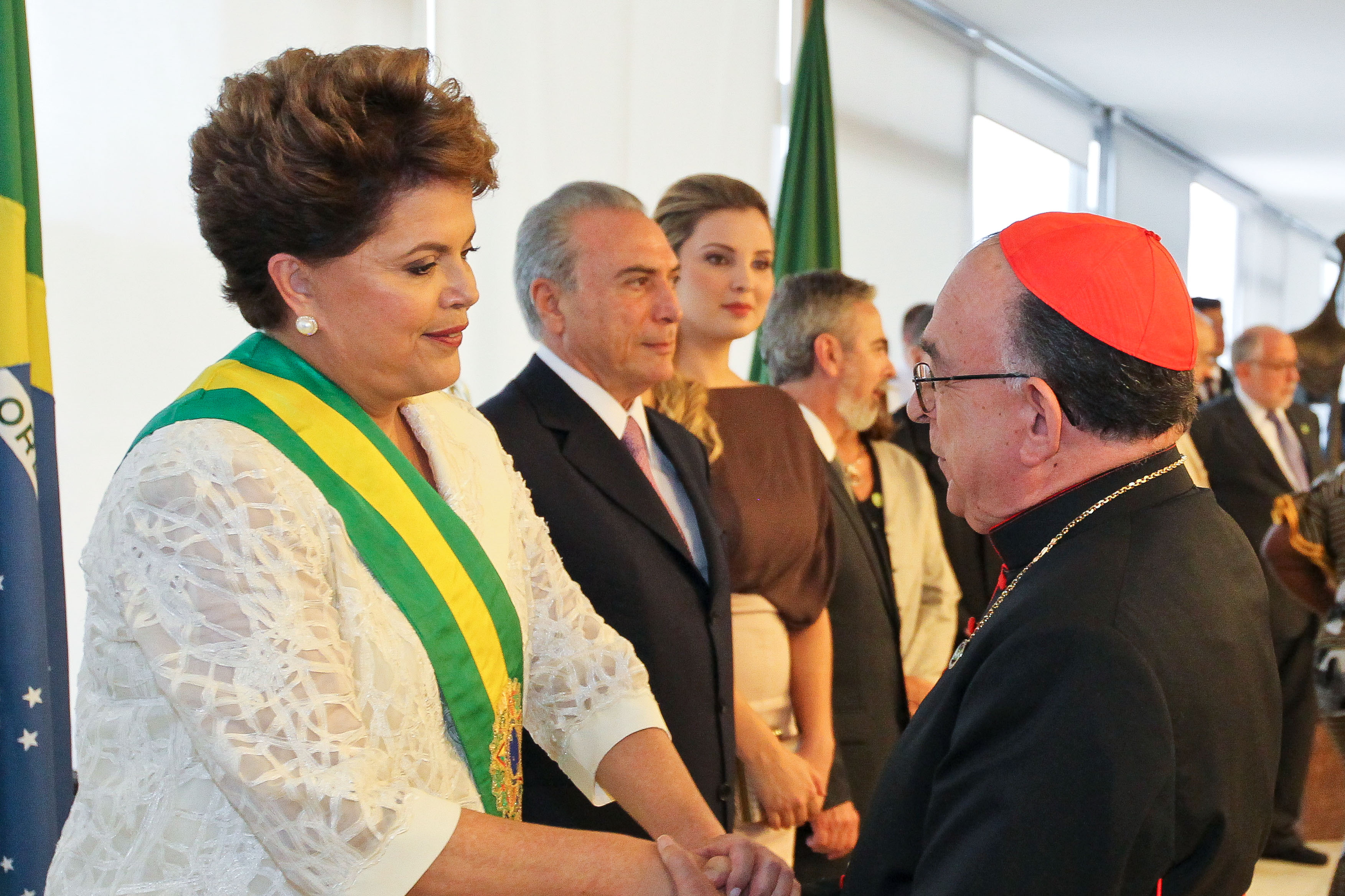 Presidenta Dilma recebe os cumprimentos de chefes de Estado e de Governo estrangeiros 2