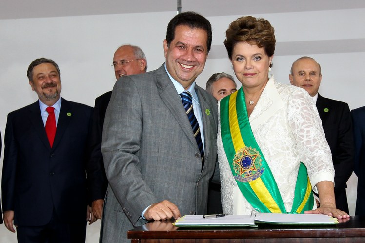 Presidenta Dilma empossa o ministro do Trabalho e Emprego, Carlos Lupi
