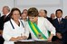 Presidenta Dilma empossa a ministra da Pesca e Aquicultura, Ideli Salvatti