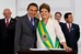 Presidenta Dilma empossa o ministro de Minas e Energia, Edison Lobão