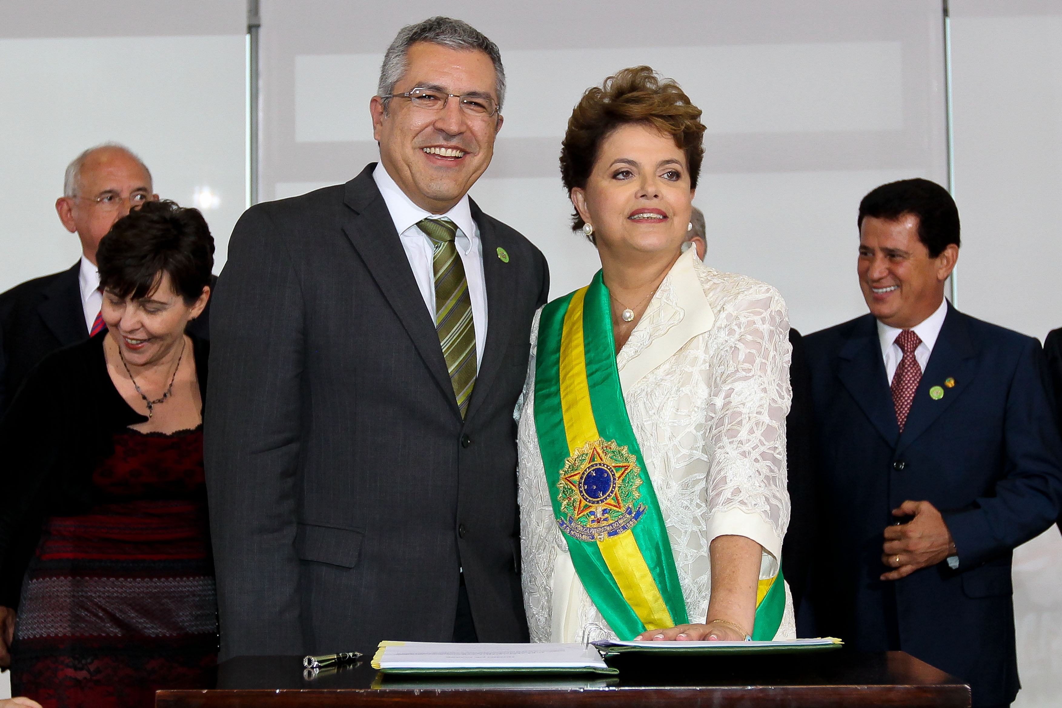 Presidenta Dilma Rousseff empossa o ministro da Saúde, Alexandre Padilha