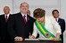 Presidenta Dilma Rousseff empossa o ministro das Comunicações, Paulo Bernardo