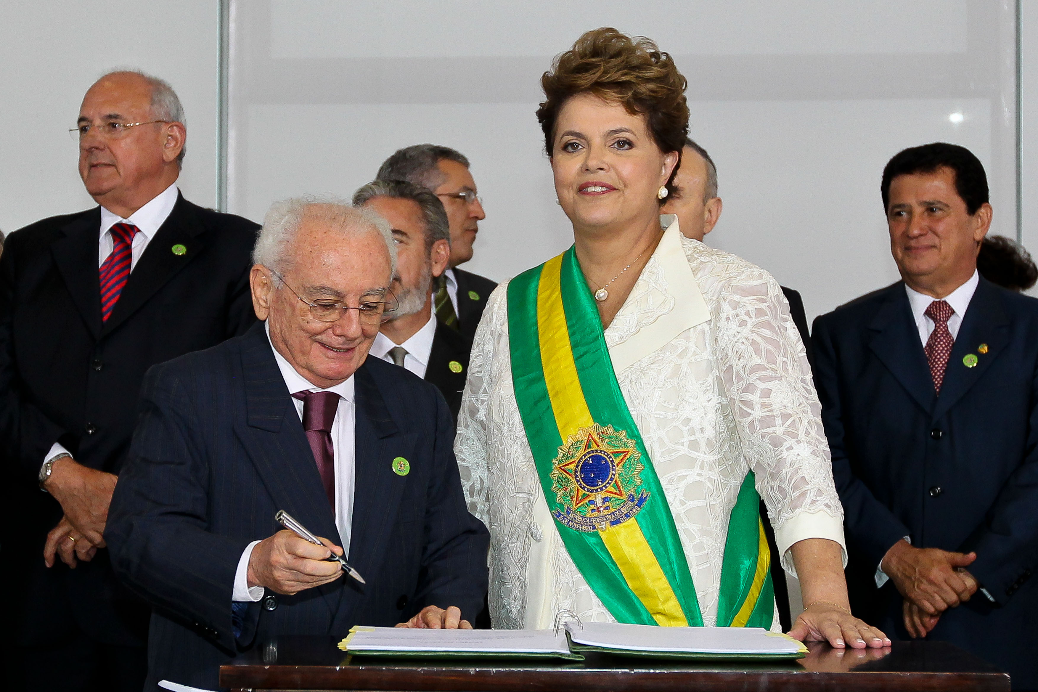 Presidenta Dilma Rousseff empossa o ministro do Turismo, Pedro Novais Lima