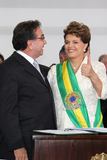 Presidenta Dilma Rousseff empossa o Secretário Especial de Portos da Presidência da República, José Leônidas Cristino