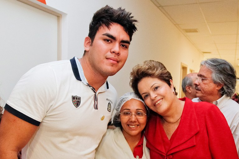 Presidenta Dilma Rousseff durante visita ao Hospital da Mulher de Fortaleza - 02