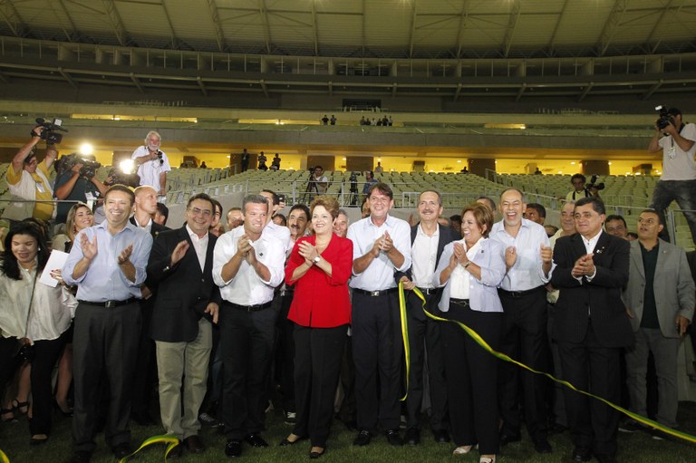Presidenta Dilma Rousseff durante Apresentação da Arena Castelão - 04