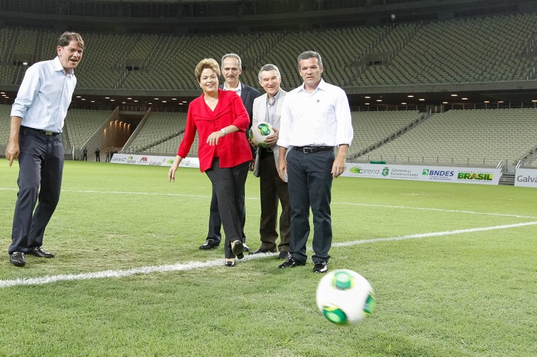 Presidenta Dilma Rousseff durante Apresentação da Arena Castelão - 05