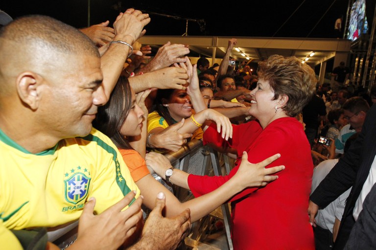Presidenta Dilma Rousseff durante Apresentação da Arena Castelão - 07