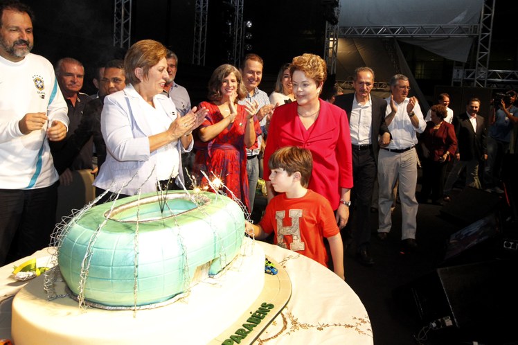 Presidenta Dilma Rousseff durante Apresentação da Arena Castelão - 02
