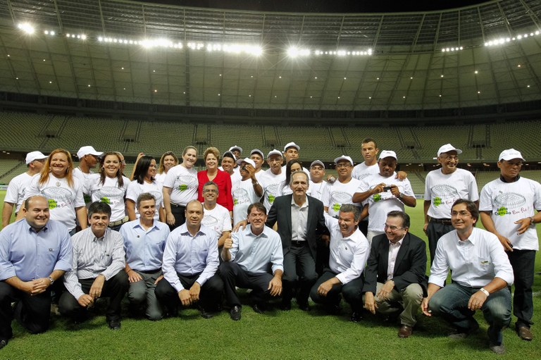 Presidenta Dilma Rousseff durante Apresentação da Arena Castelão - 01