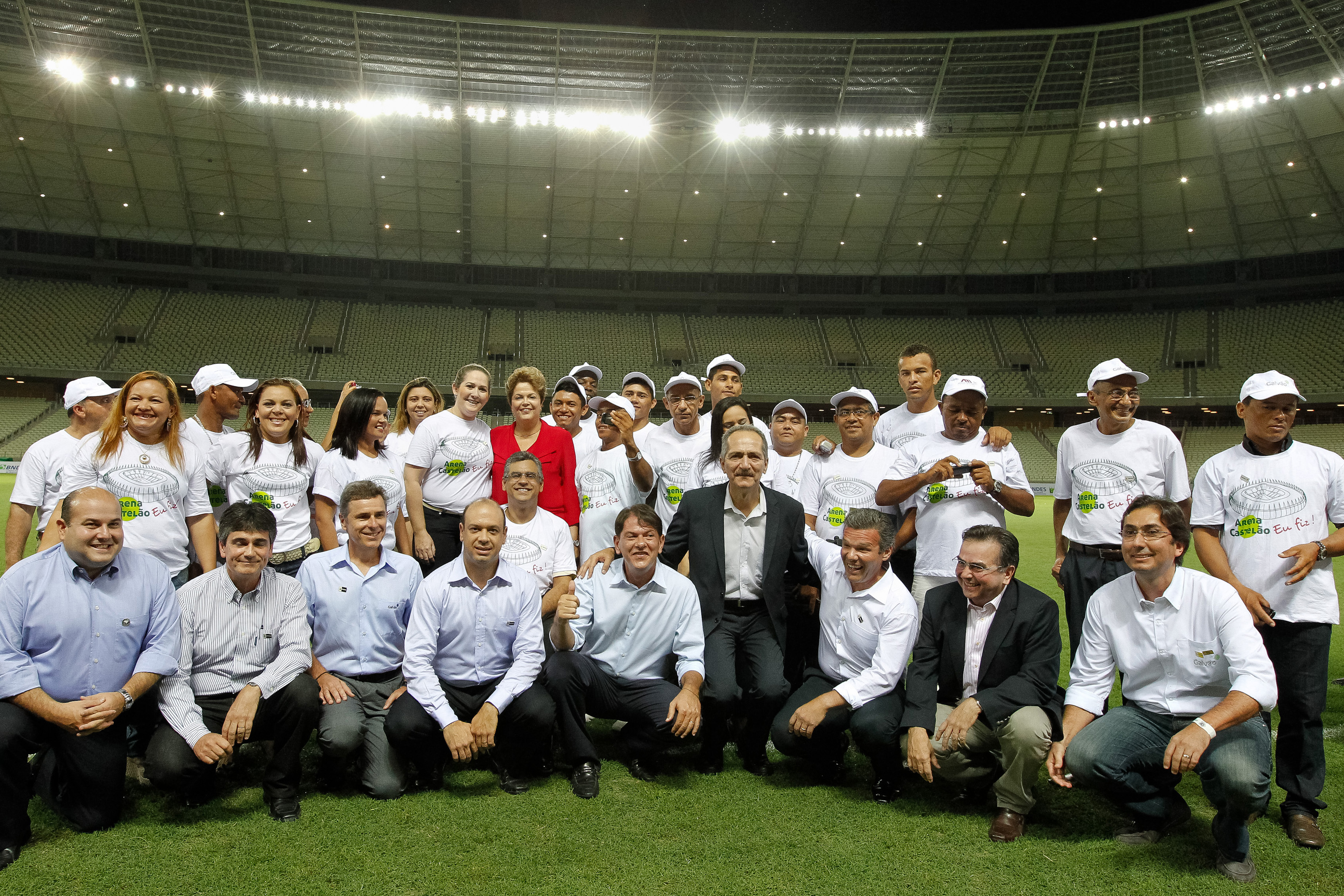 Presidenta Dilma Rousseff durante Apresentação da Arena Castelão - 01