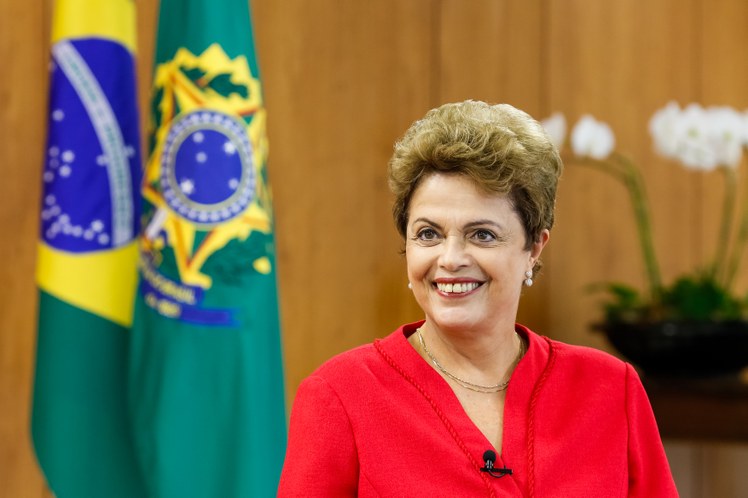 Presidenta Dilma Rousseff durante entrevista à TV Deutsche Welle - 02