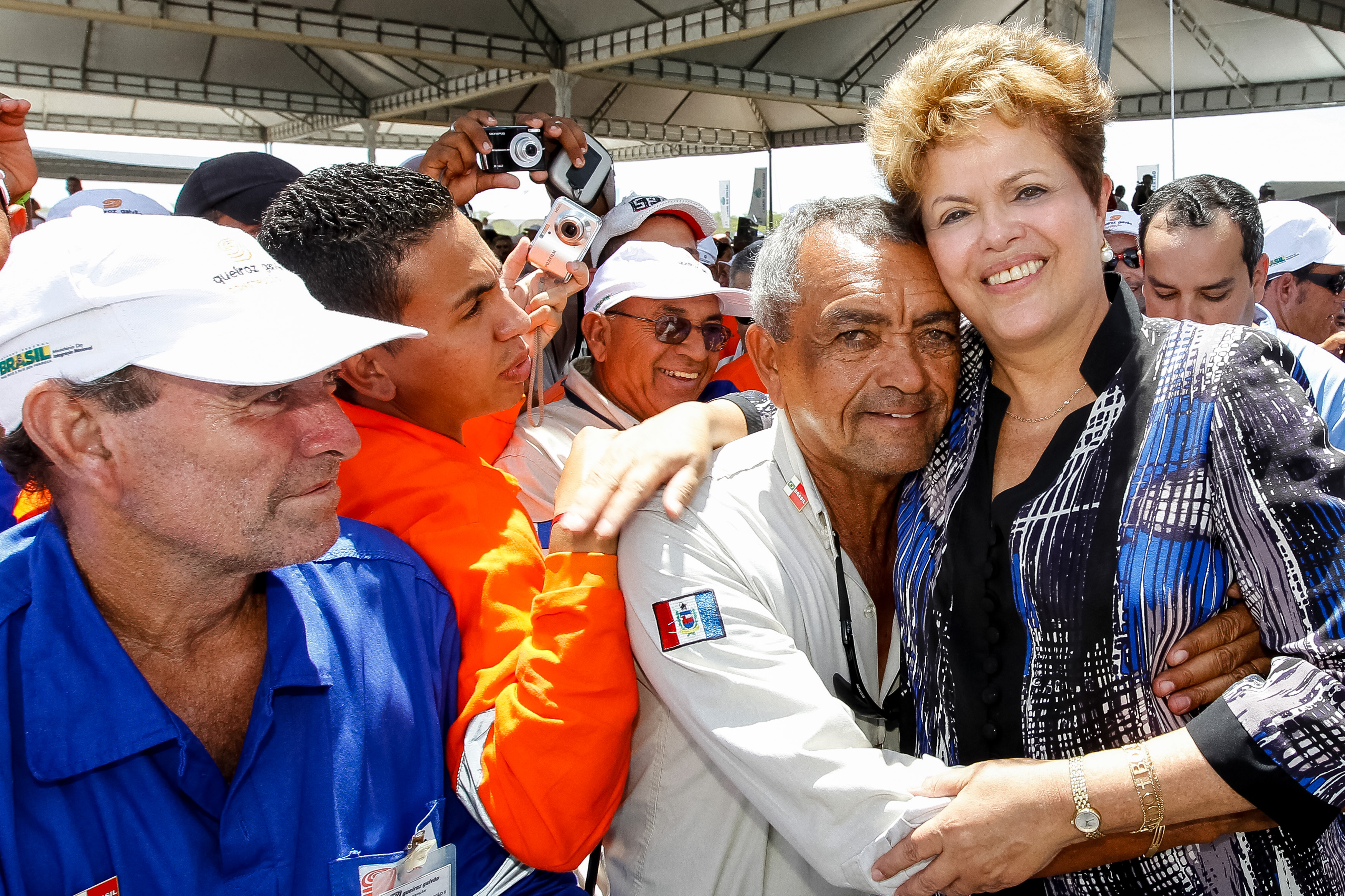 Cerimônia alusiva à visita ao Canal do Sertão Alagoano, no município de Água Branca - 10
