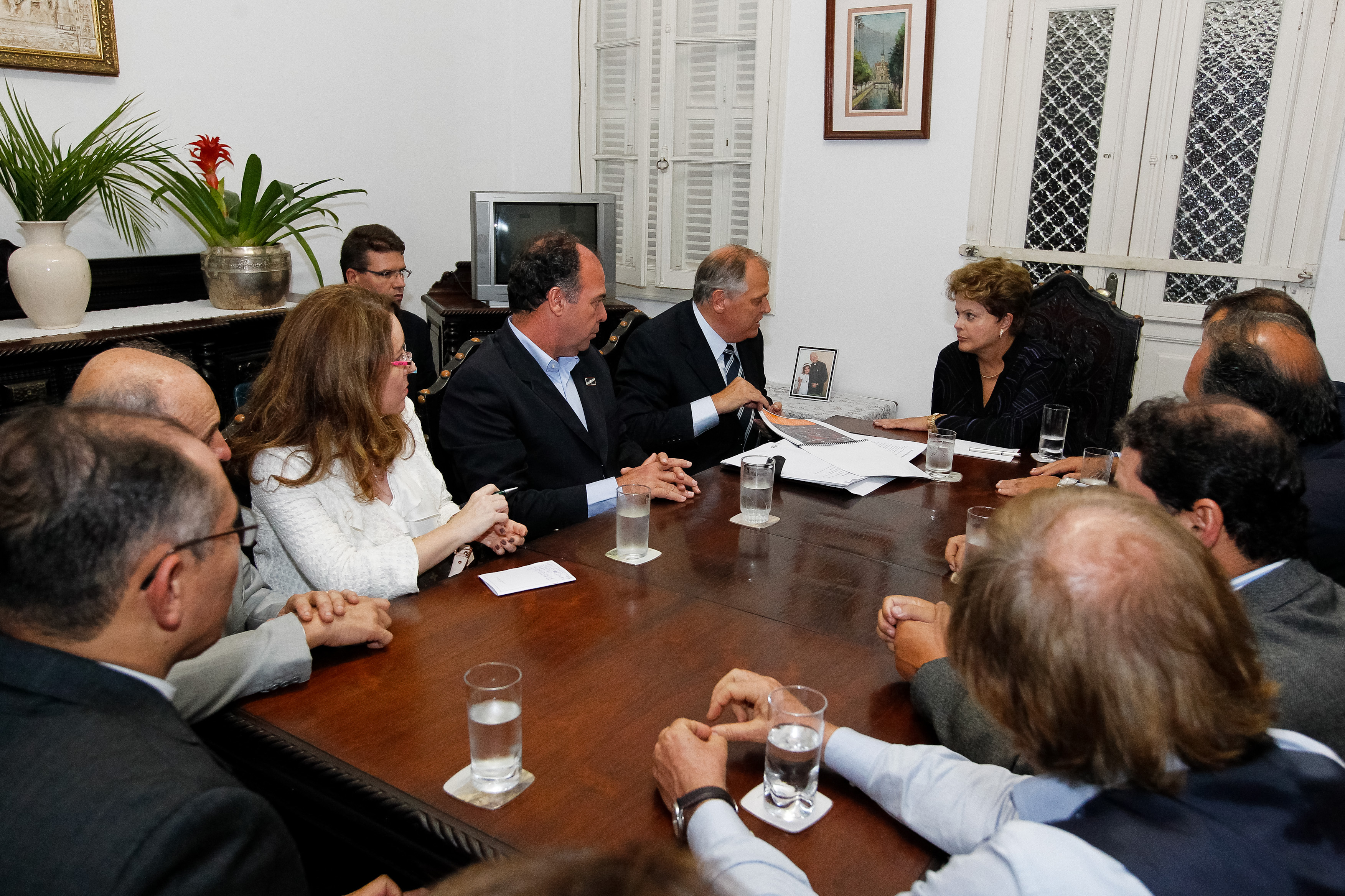 Presidenta Dilma Rousseff durante reunião de coordenação 02