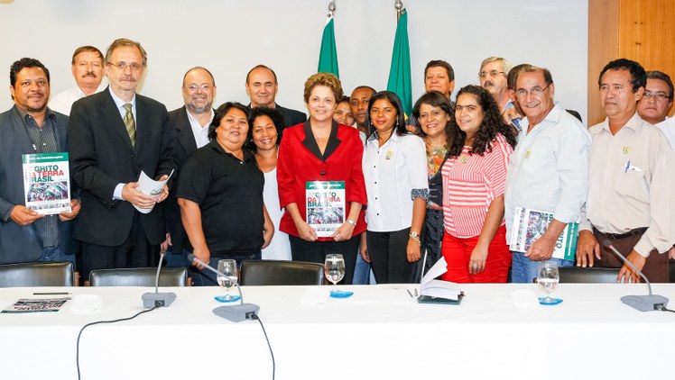 Representantes da Confederação Nacional dos Trabalhadores na Agricultura - Contag - 06