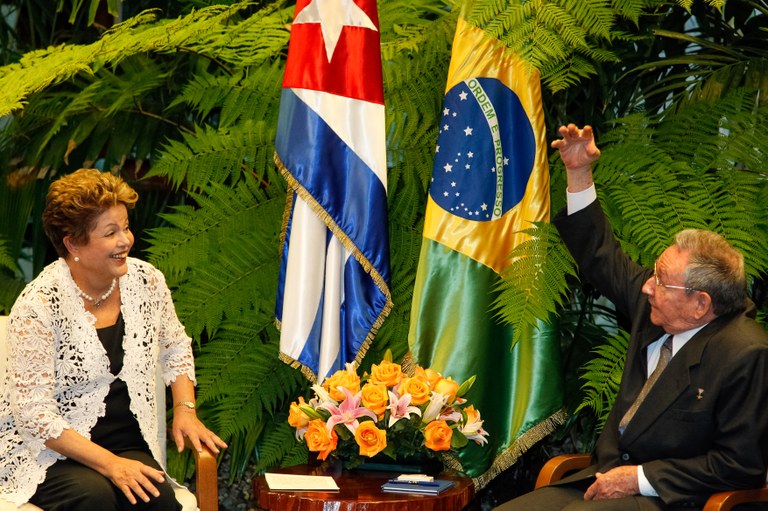 Reunião bilateral com o Presidente de Cuba, Raúl Castro - 02
