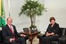 Presidenta durante reunião com o presidente da Assembleia Geral das Nações Unidas, Joseph Deiss