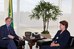 Presidenta Dilma Rousseff recebe o presidente do Banco Mundial, Robert Zoellick