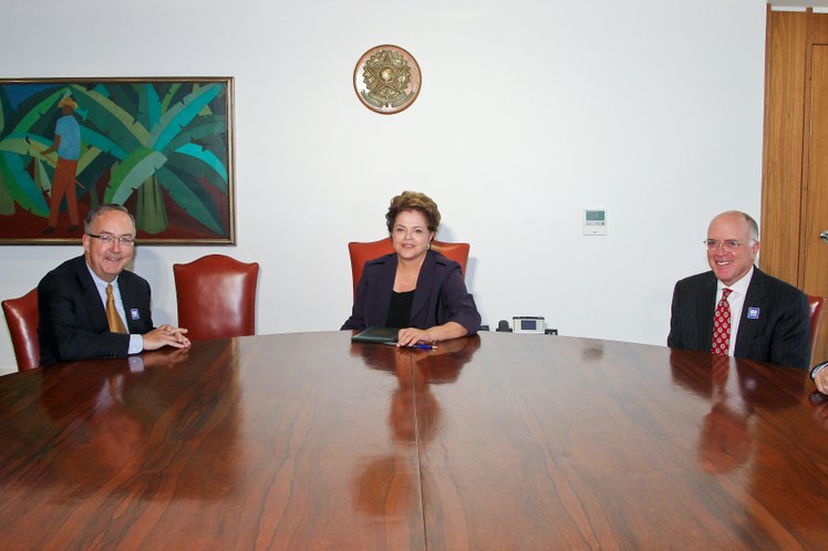 Presidenta Dilma Rousseff durante reunião 1