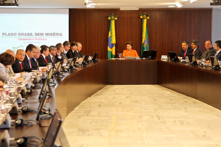 Dilma Rousseff, com vice Michel Temer e ministros, realiza reunião do Conselho Político 2