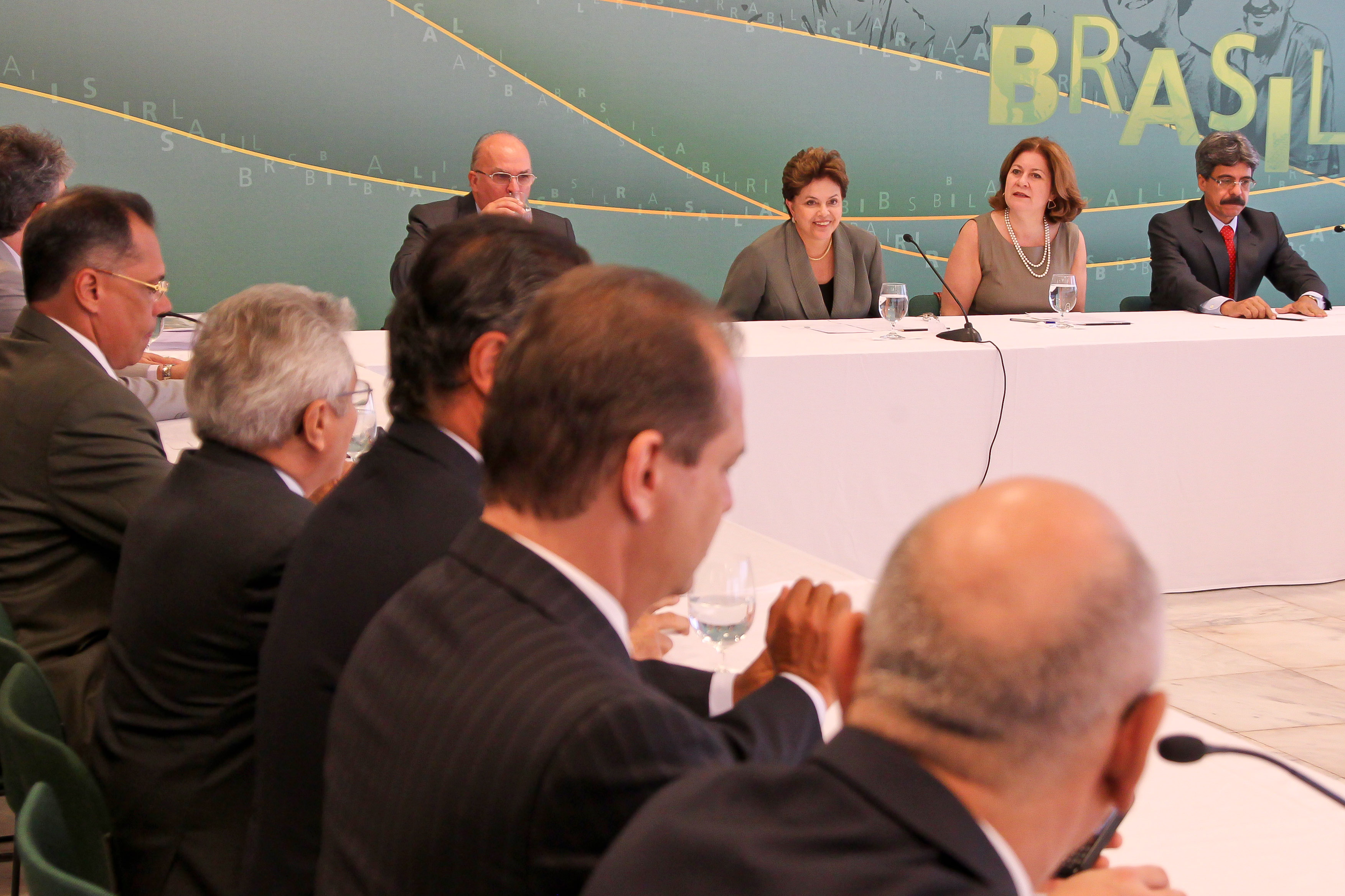 Dilma Rousseff durante reunião do PAC Mobilidade Grandes Cidades 4