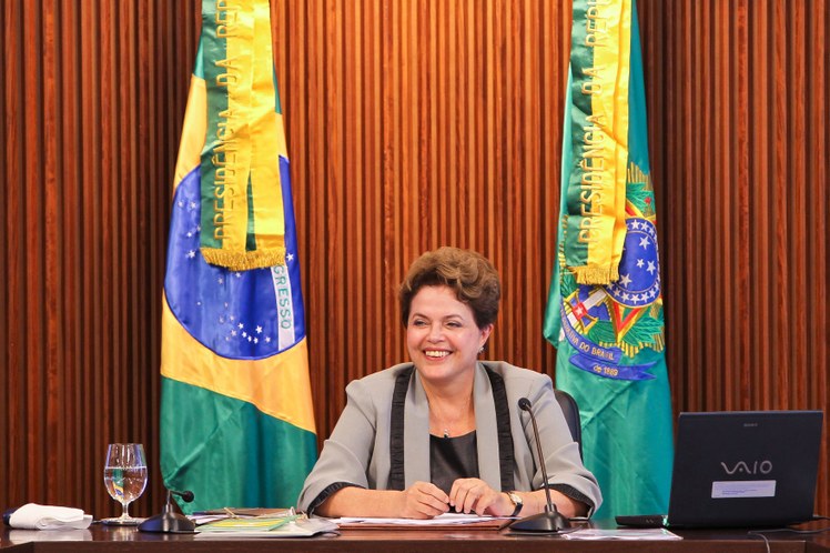 Dilma Rousseff durante reunião ministerial no Palácio do Planalto 5