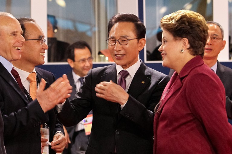 Sessão de trabalho na Cúpula de Líderes do G20 - Coréia-1