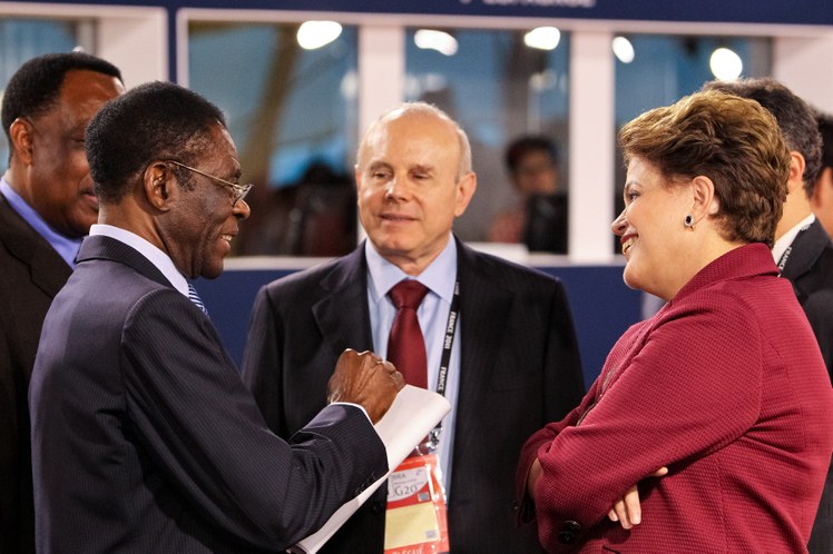 Sessão de trabalho na Cúpula de Líderes do G20 - Guiné Equatorial-1