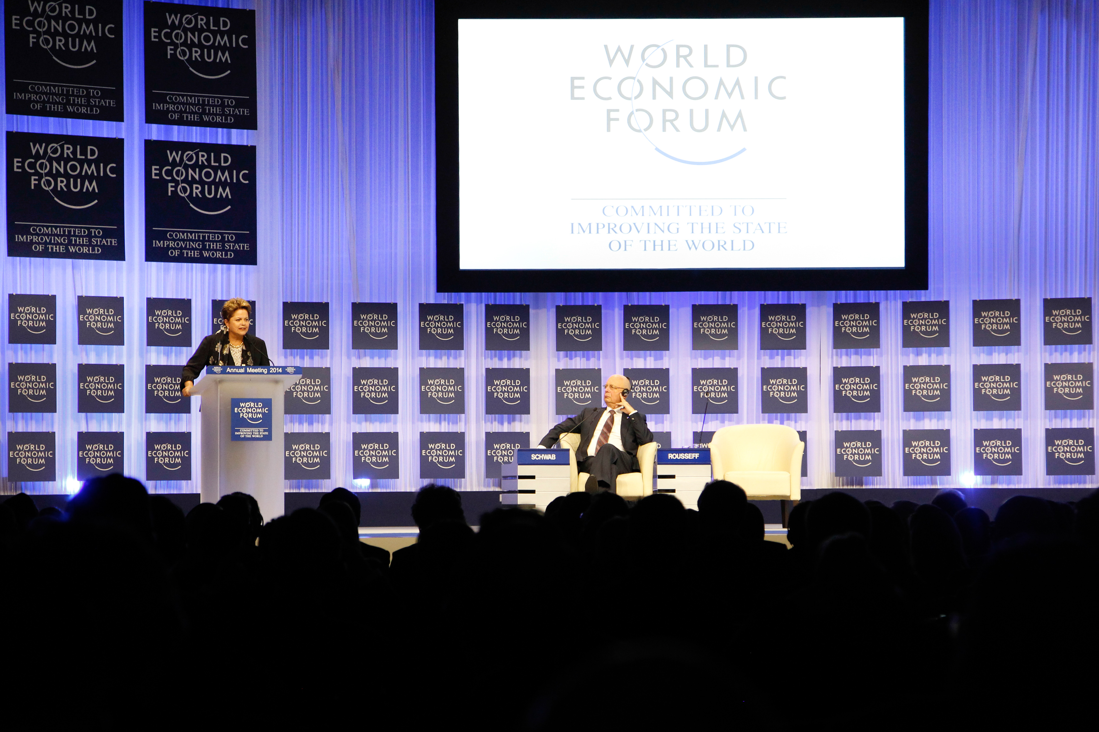 Sessão Plenária do Fórum Econômico Mundial 2014 - 08
