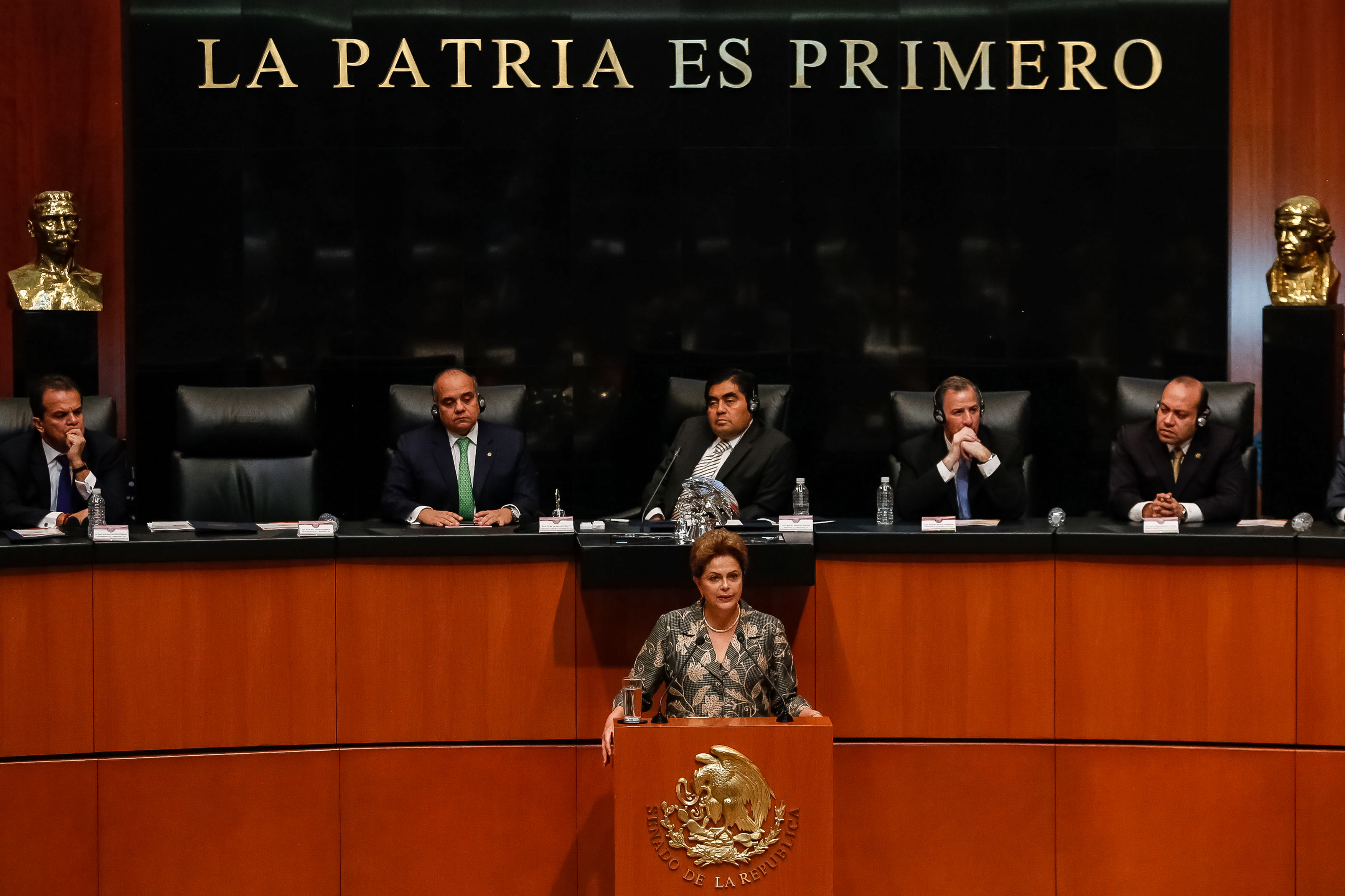 Sessão solene da Comissão Permanente do Congresso da União em homenagem à Presidenta da República - 06