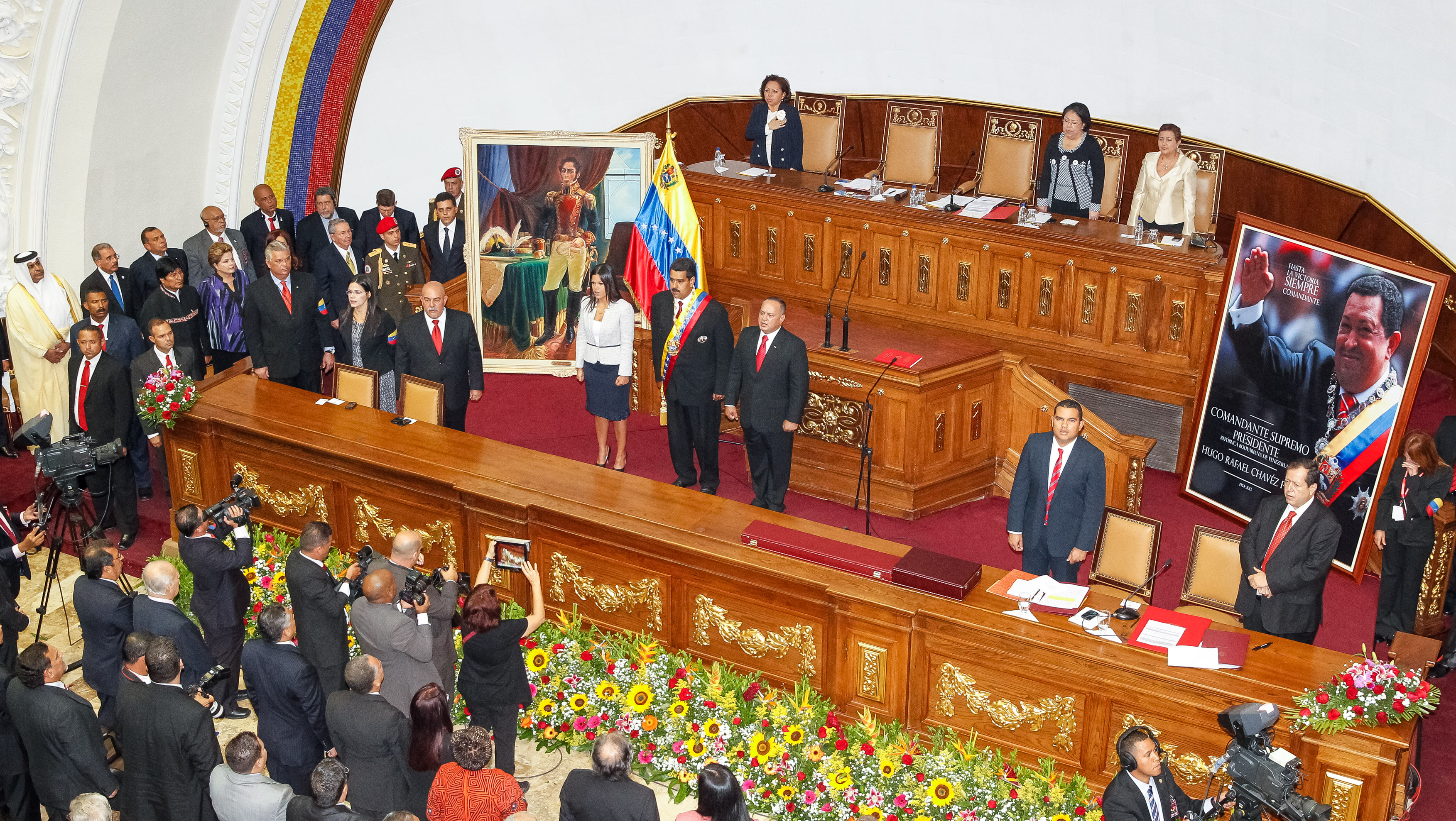 Sessão solene de posse do Presidente da Venezuela - 03