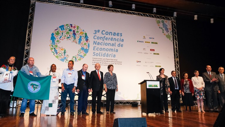 Solenidade de abertura da 3ª Conferência Nacional de Economia Solidária - 01