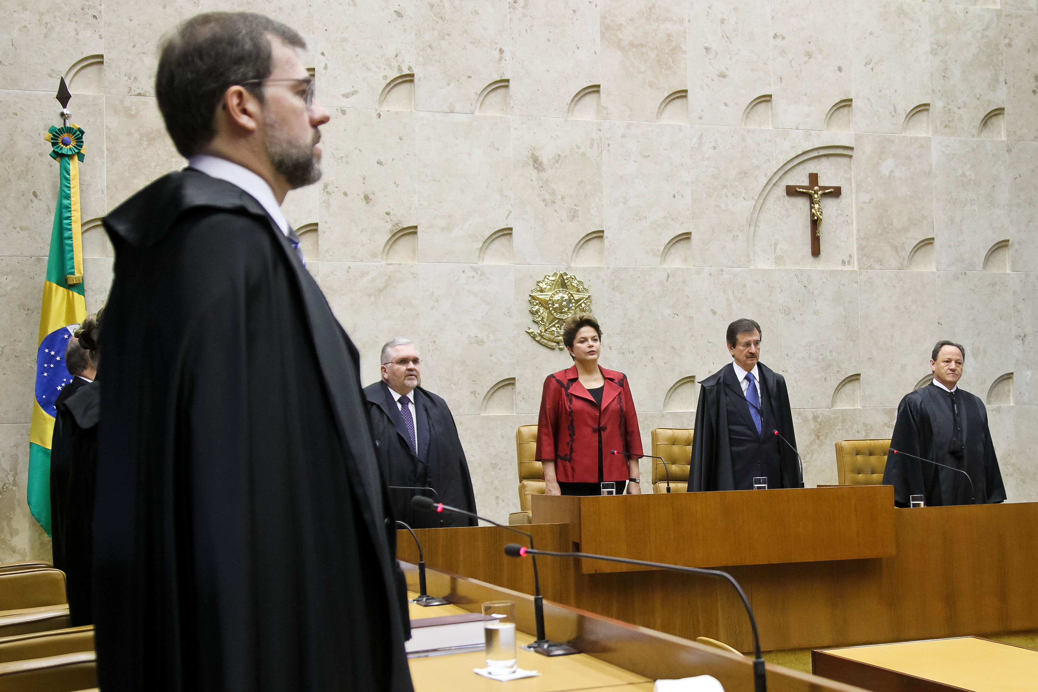 Presidenta Dilma Rousseff durante solenidade de abertura do ano judiciário, no Supremo Tribunal Federal 2