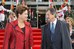Dilma e o presidente do Supremo Tribunal Federal, Cezar Peluso, após solenidade de abertura do ano judiciário