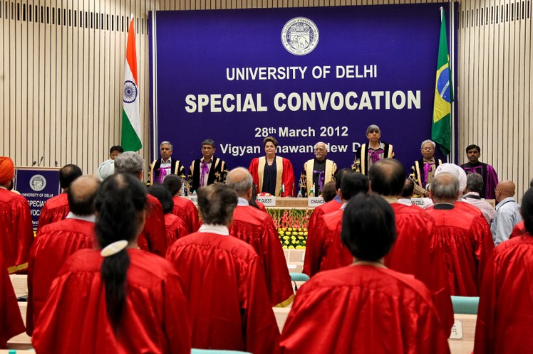 Título de Doutora "Honoris Causa" pela Universidade de Délhi - 3