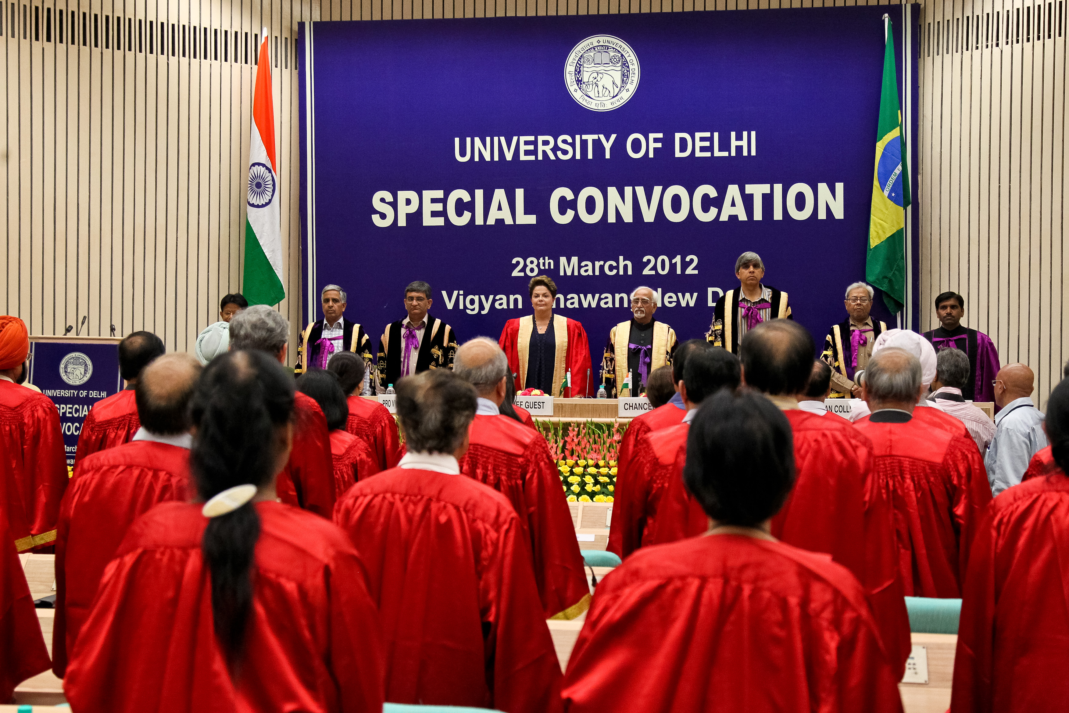 Título de Doutora "Honoris Causa" pela Universidade de Délhi - 3