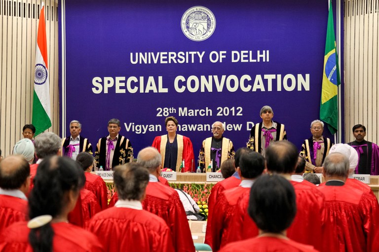 Título de Doutora "Honoris Causa" pela Universidade de Délhi - 4