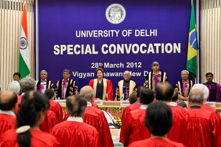 Título de Doutora "Honoris Causa" pela Universidade de Délhi - 4