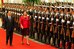 Dilma e Hu Jintao na cerimônia de boas-vindas no Grande Palácio do Povo 4
