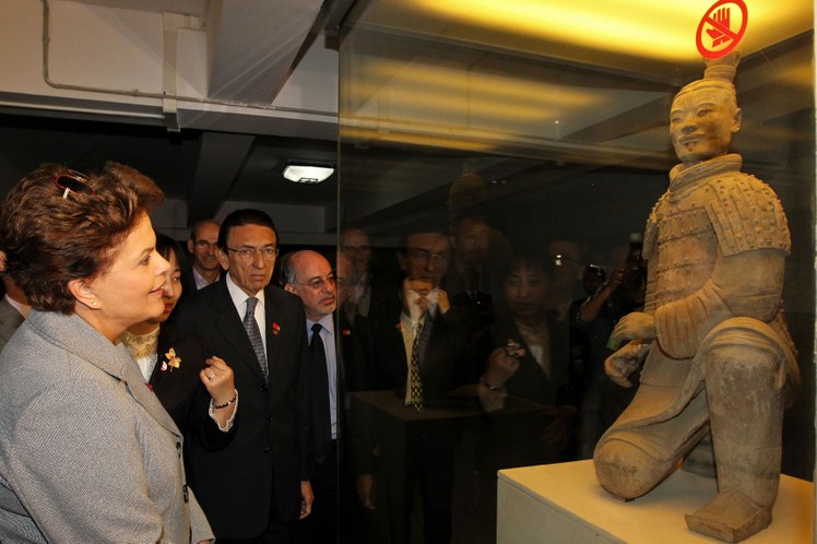 Presidenta Dilma Rousseff visita parque em Xian, China 1
