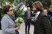 Presidenta Dilma Rousseff é recebida pelo dono do Hotel Quinta das Lágrimas, Miguel Judice, na chegada a Coimbra