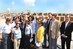 Presidenta posa para foto com trabalhadores da Usina Hidrelétrica Santo Antônio 4