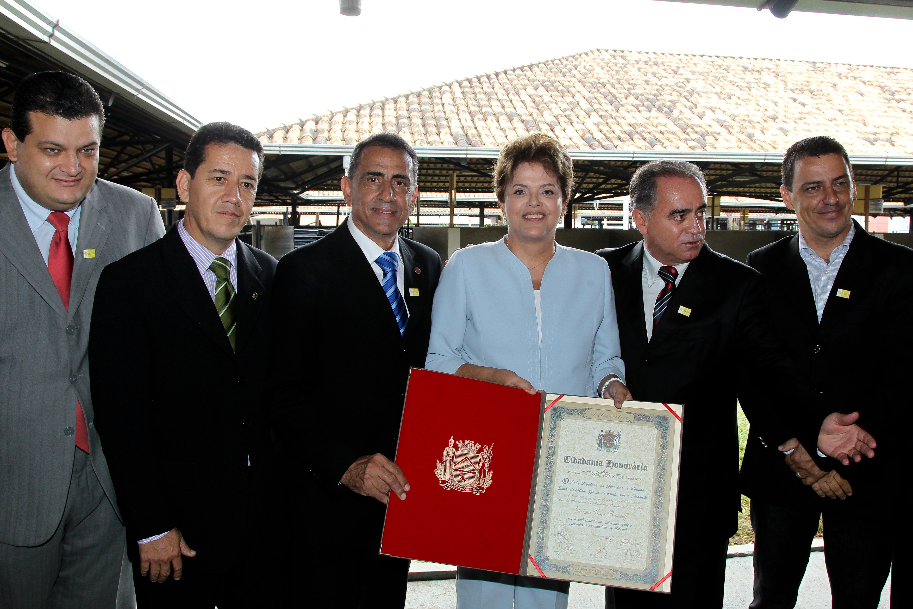 Presidenta Dilma Rousseff recebe título de cidadã honorária de Uberaba 1
