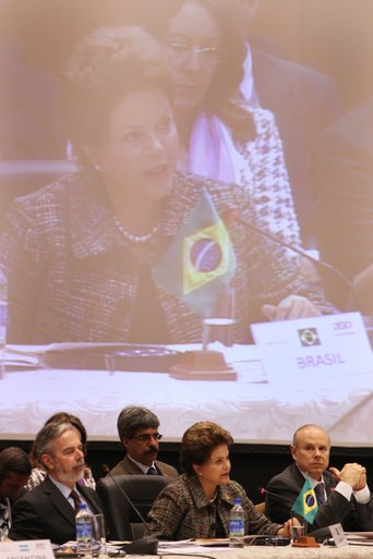 Dilma discursa durante a 41ª Cúpula de Presidentes do Mercosul 1