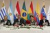Dilma Rousseff durante almoço em homenagem aos chefes de Estado do Mercosul