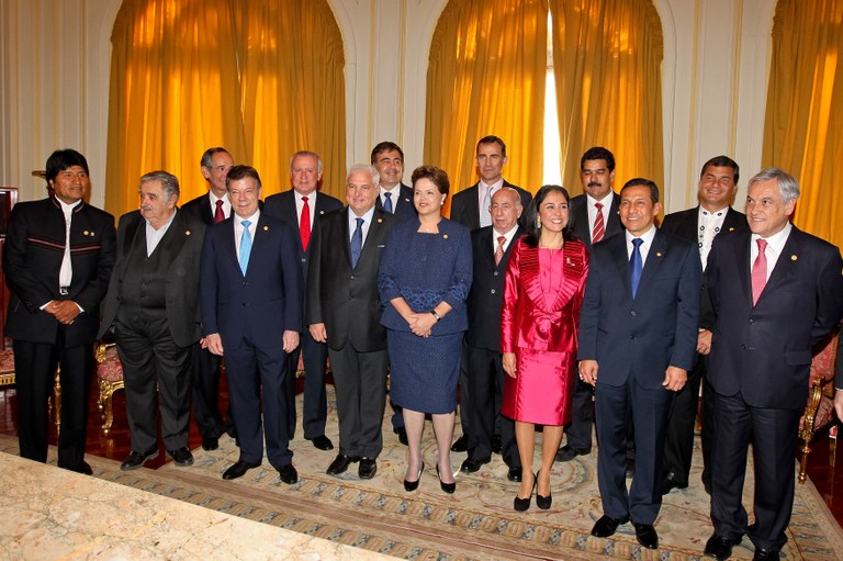 Dilma Rousseff e chefes de Estado encontram o presidente do Peru, Ollanta Humala 1