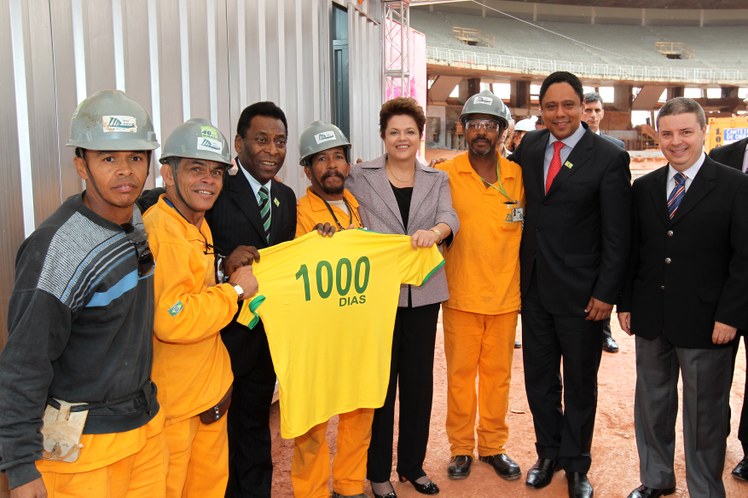 Visita a Obras da Copa do Mundo da FIFA brasil 2014