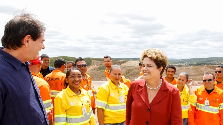Visita à Barragem de Jati, do Projeto de Integração do Rio São Francisco - PISF - 03 Visita à Barragem de Jati, do Projeto de Integração do Rio São Francisco - PISF - 03